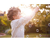   Happy, Fun, Playing, Childhood, Soap Bubble