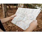   Orientation, Hiking, Map