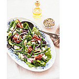   Salat, Grüner Spargel, Platte