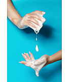   Hand, Foam, Washing