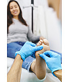   Behandlung, Pediküre, Fußpflege, Podologe