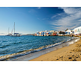   Beach, Mykonos, Chora