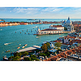   Venice, Lagoon, Grand canal, Santa maria della salute