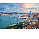   Venedig, Lagune, Canale grande, Santa maria della salute