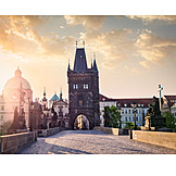   Prag, Karlsbrücke, Altstädter brückenturm