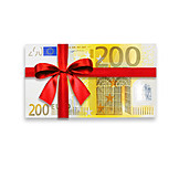   Euroschein, Geldgeschenk