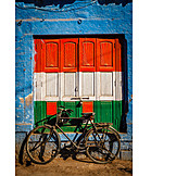   House, Bicycle, India