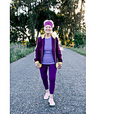   Sportlich, Jogging, Aktive Seniorin