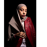   Fashion, Modern, Headscarf, Muslim, Outfit