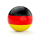   Soccer, Germany, Black Red Gold