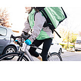   Bicycle, Delivering Food, Delivery Service, Bicycle Courier