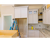   Kitchen, Cabinet, Installing