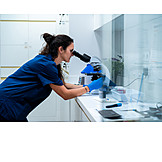   Research, Laboratory, Microscope, Veterinarian, Veterinary Medicine