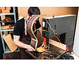   Craft, Workshop, Saw, Guitar Builder