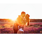   Couple, Love, Sunset, Summer, Closeness