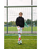   Boy, Soccer, Hobbies, Portrait