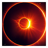   Solar Corona, Solar Eclipse, Eclipse