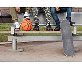   Youth, Bench, Friends