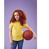   Girl, Hobbies, Portrait, Basketball