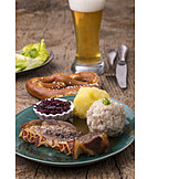  Bavarian cuisine, Dumplings, Roast pork