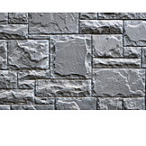   Granit, Mauerwerk, Rechteckig
