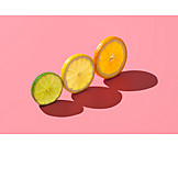   Orange, Lime, Lemon
