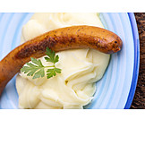   Bratwurst, Kartoffelbrei
