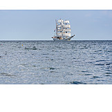   Ostsee, Segelschiff