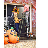   House, Decoration, Squash, Halloween