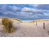   Sea, Baltic Sea, Dune, Beach Coast Path