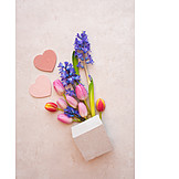   Heart, Bouquet, Mothers Day
