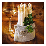  Asparagus, Dinner, White Wine