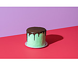   Torte, Schokoladenguss, Geburtstagskuchen