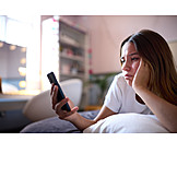  Teenager, Sad, Worried, Online, Bullying, Smart Phone