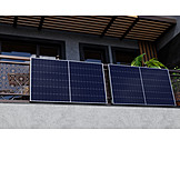   Balcony, Solar Electricity, Solar Cell