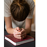   Young Woman, Praying, Spiritual