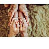   Baby, Hands, Feet, Family, Size Ratio