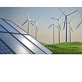   Wind Power, Solar Electricity, Renewable Energy
