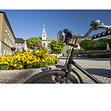   Fahrrad, Altstadt, Bad Reichenhall