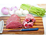   Meat, Cooking, Preparation, Cutting
