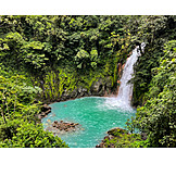   Wasserfall, Nationalpark Vulkan Tenorio