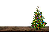   Copy Space, Christmas, Christmas Tree
