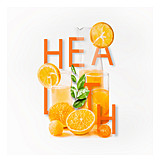   Orange Juice, Vitamins, Health