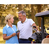   Golfing, Golf, Older Couple