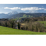   Berchtesgadener land, Kloster höglwörth, Rupertiwinkel