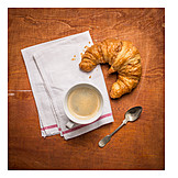   Coffee, Croissant, Breakfast