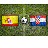   Soccer, European Championship, Spain, Croatia