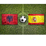   Soccer, European Championship, Spain, Albania